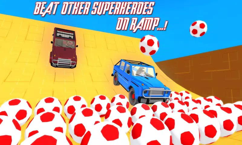 超级英雄特技越野车 Screenshot 1