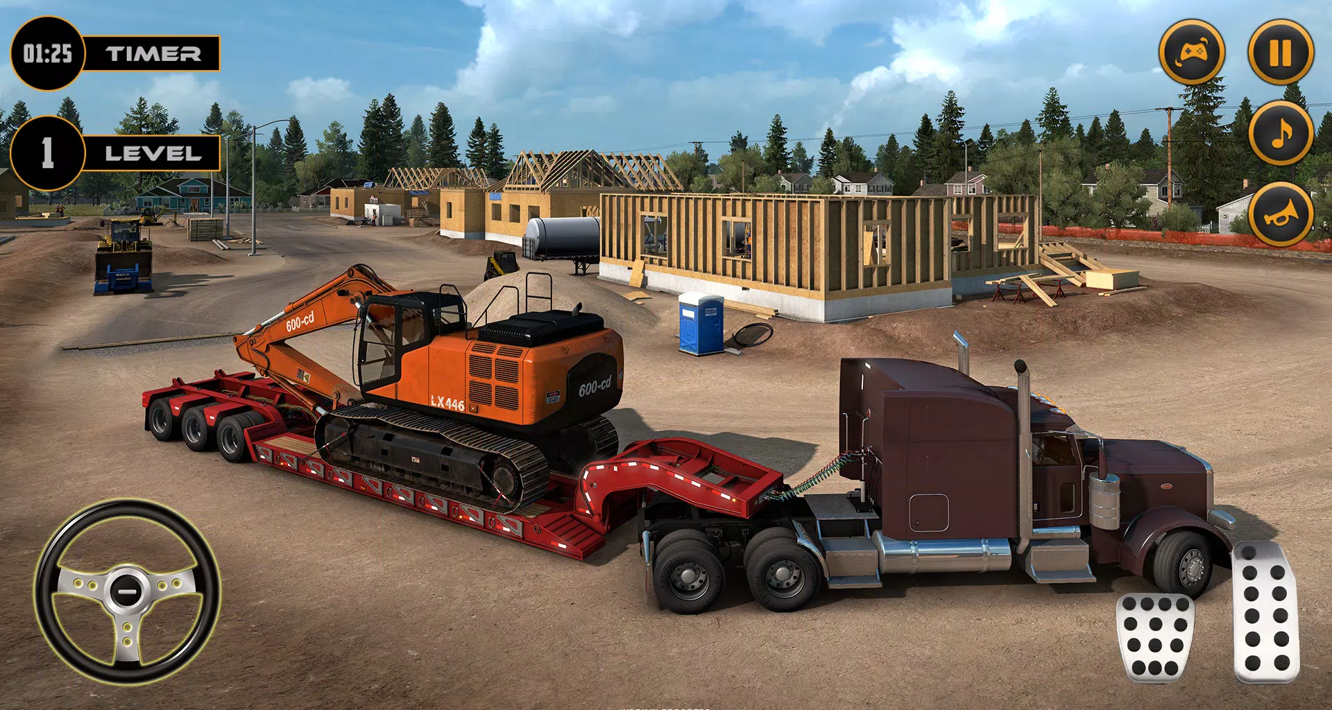 Real Excavator Simulator Games Tangkapan skrin 1