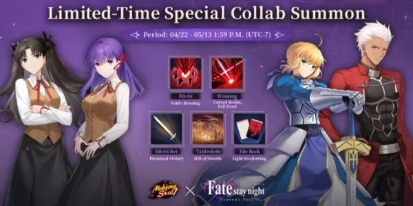 Mahjong Soul Teams Up with Fate/stay night [Heaven’s Feel]