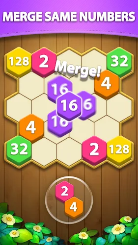 Hexa Block Puzzle - Merge! スクリーンショット 2