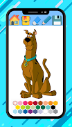 Scooby coloring doo cartoon ga Capture d'écran 1