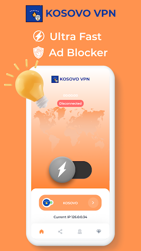 Kosovo VPN - Private Proxy Tangkapan skrin 1