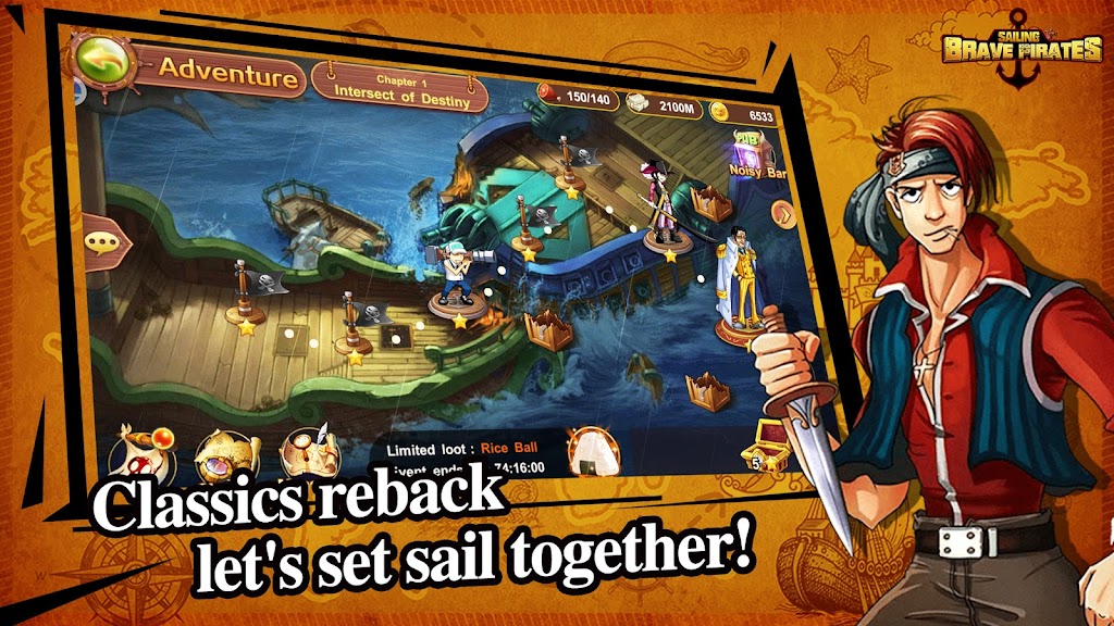 Brave Pirates: Sailing Скриншот 3