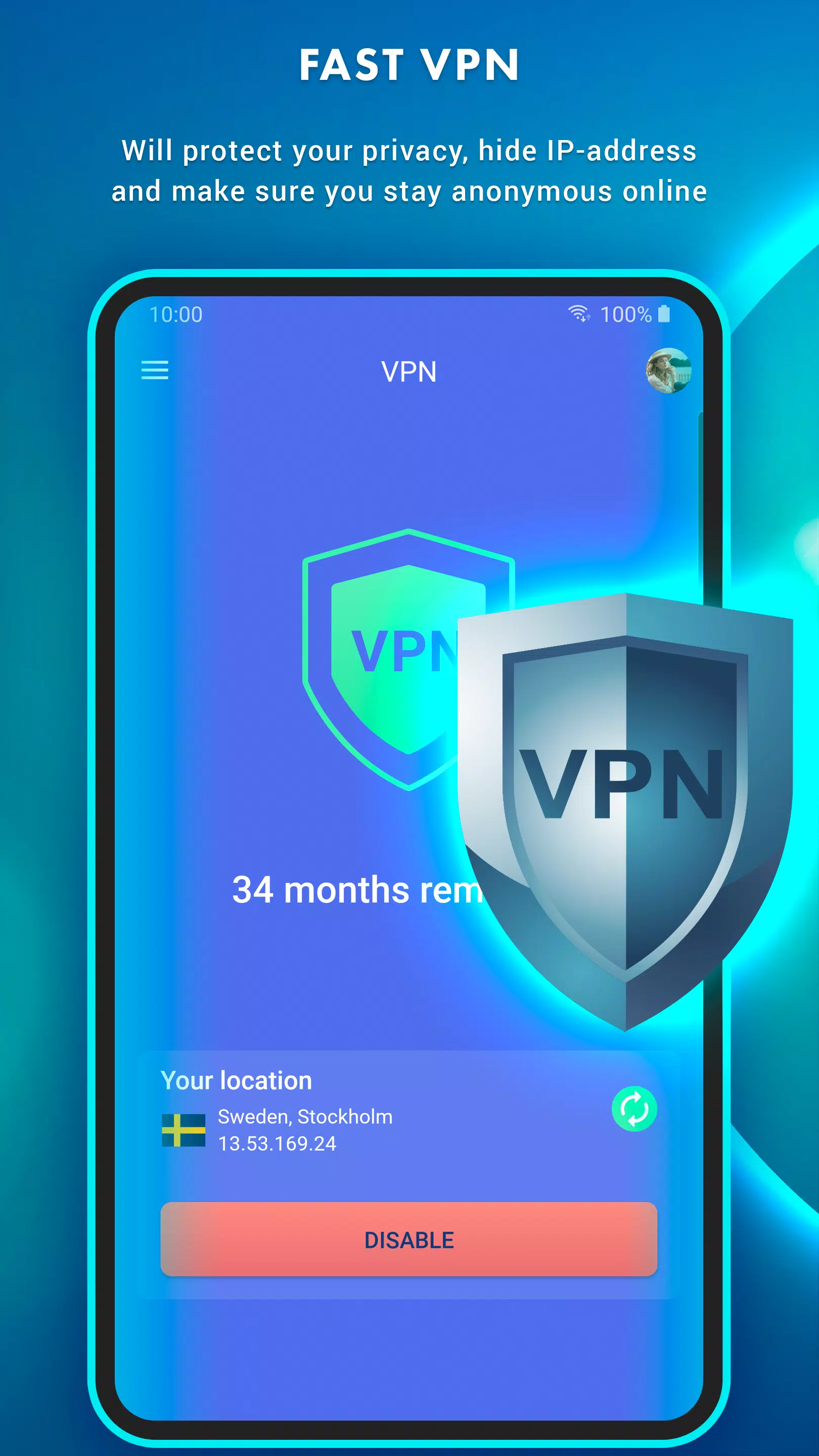 Antivirus - Cleaner + VPN ဖန်သားပြင်ဓာတ်ပုံ 2