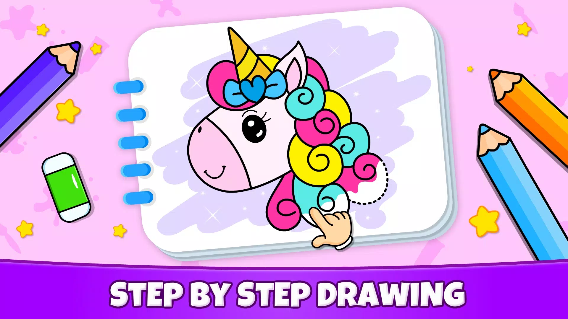 Unicorn Coloring Скриншот 3