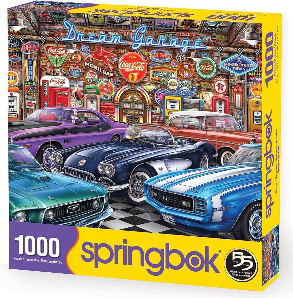 Springbok - Garagem dos sonhos - quebra -cabeça de 1000 peças