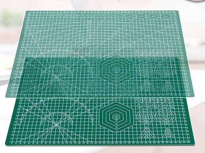 Anezus 12inch x 18 inch Mat Rotary Cutting Mat Double 5-Ply Craft