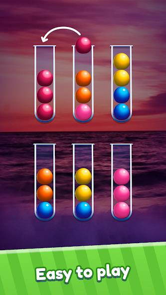 Ball Sort Puzzle Color Sort Mod Capture d'écran 0