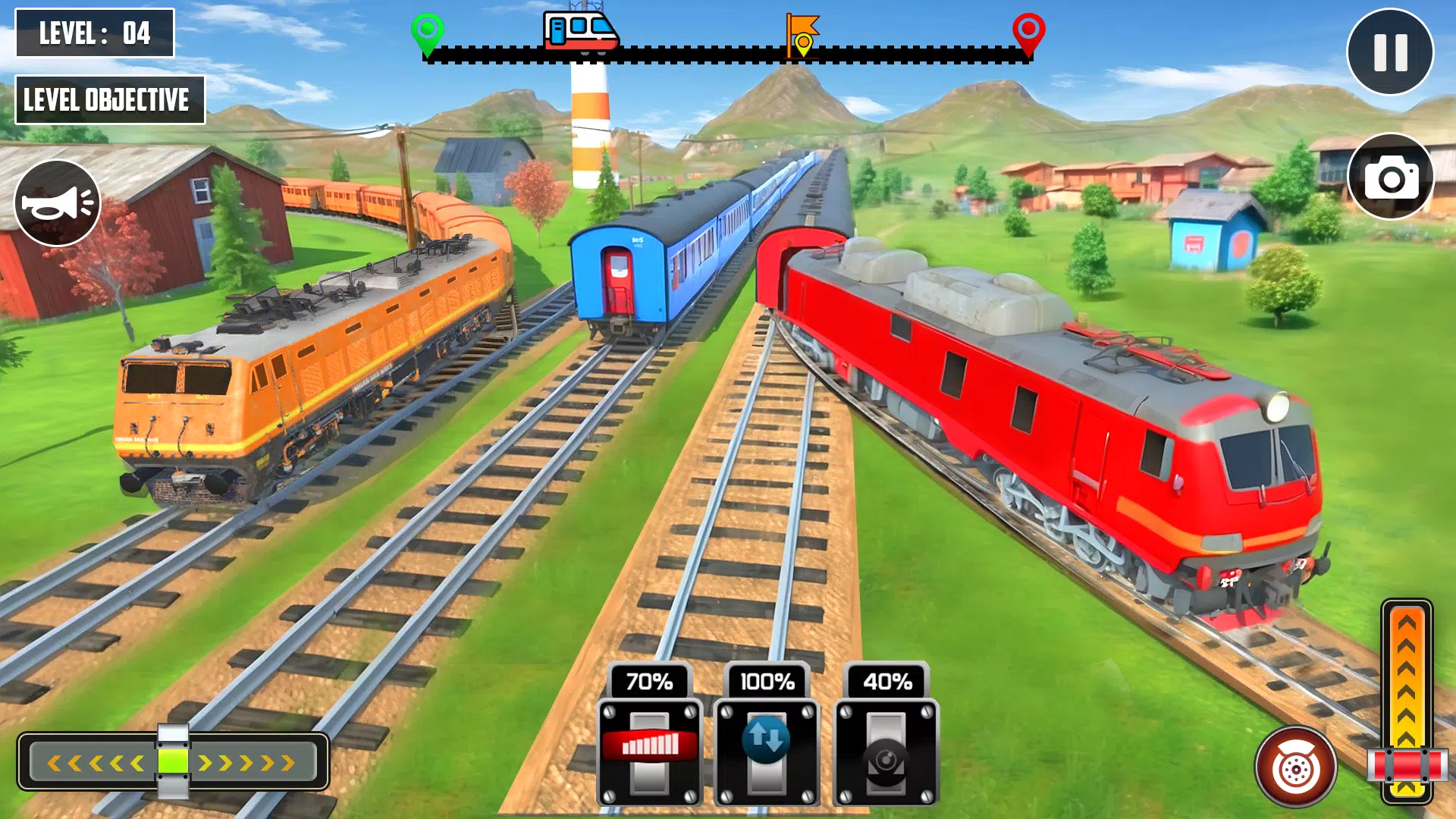 Train Driving Locomotive Games Скриншот 2