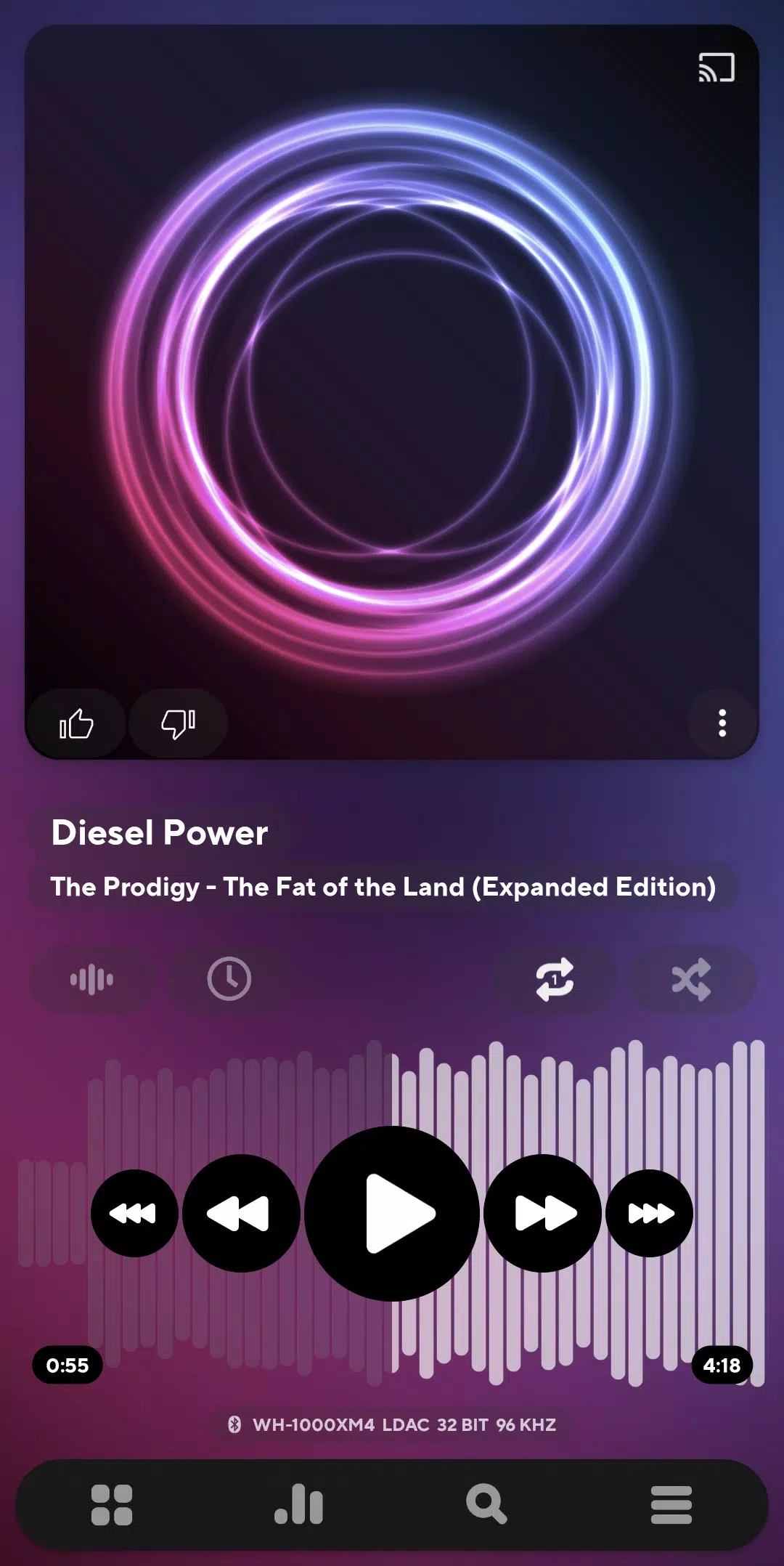 Poweramp Tangkapan skrin 0