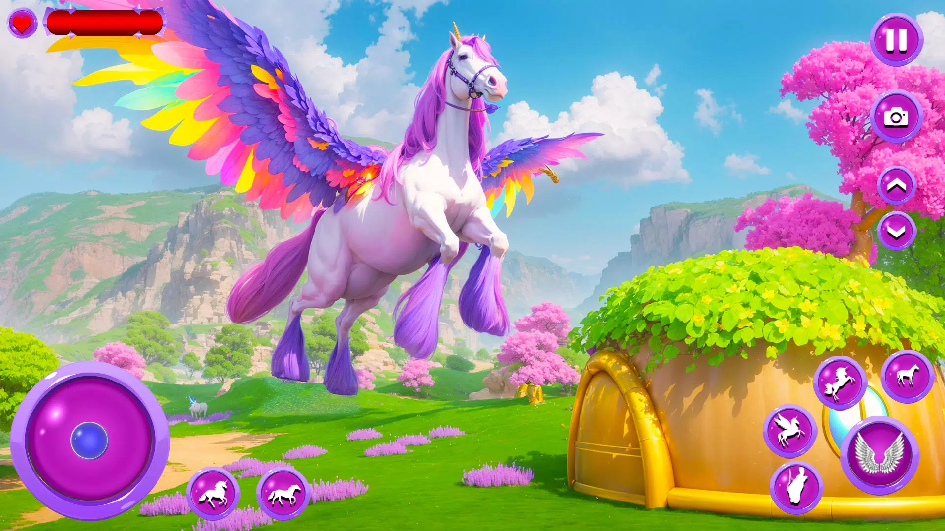 My Unicorn Flying Horse Care Captura de pantalla 0