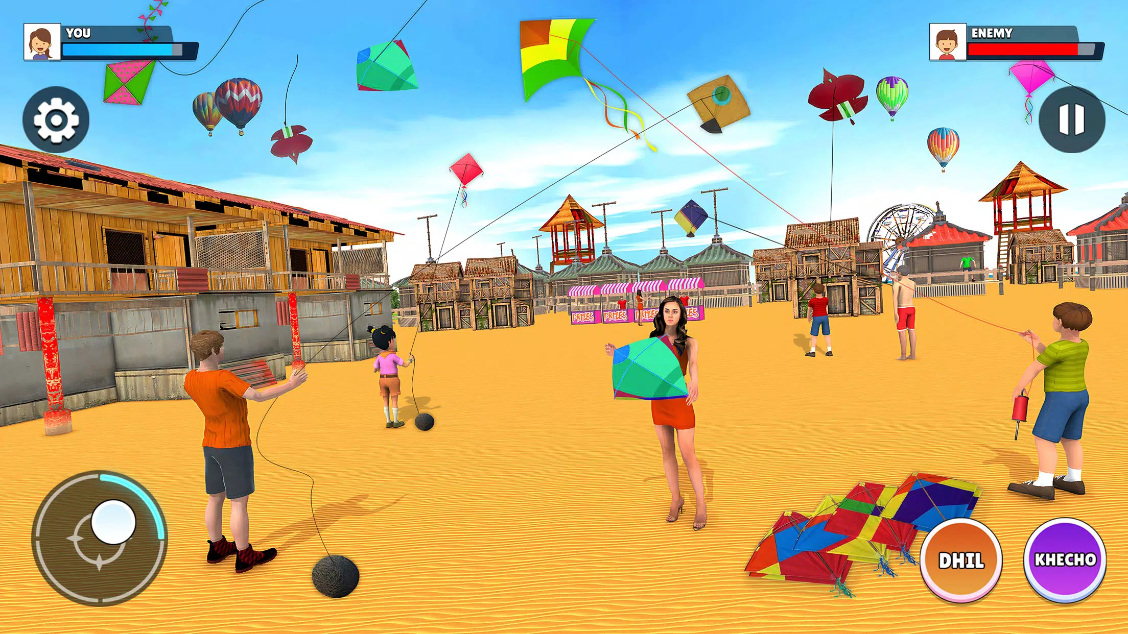 Kite Flying 3D - Pipa Combate ภาพหน้าจอ 1