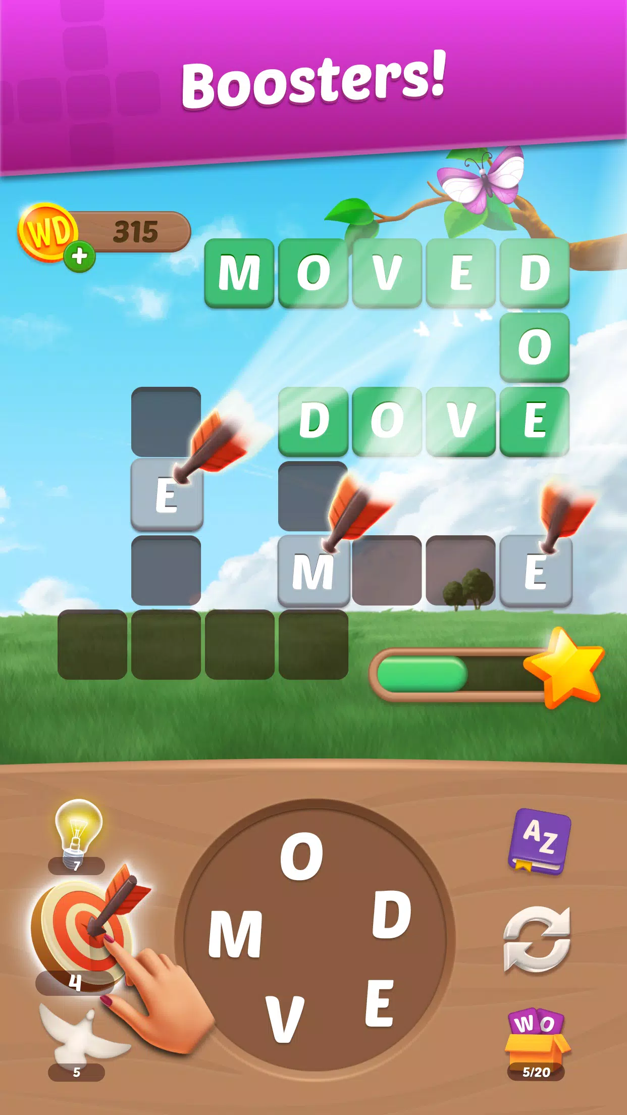 Wordington: Word Hunt & Design应用截图第3张