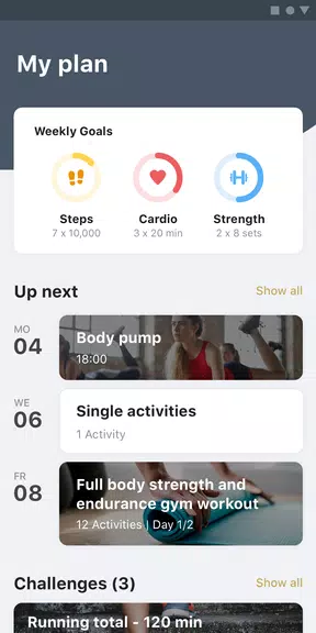 MyPersonalTrainer - FitnessApp 스크린샷 0