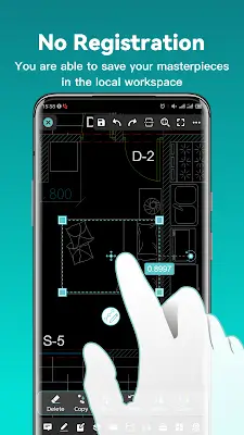 DWG FastView - CAD도면뷰어&DWG 편집기 스크린샷 3