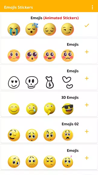 Emoji Stickers WASticker ဖန်သားပြင်ဓာတ်ပုံ 1