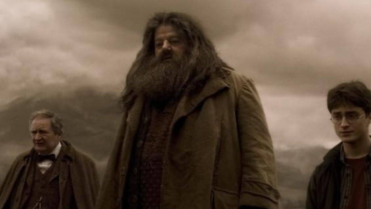 Robbie Coltrane jako Hagrid w Harrym Potterze i The Halfl-Blood Prince