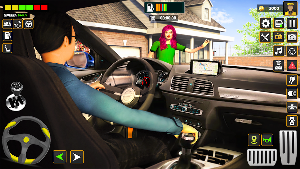 City Cab Driver Car Taxi Games 스크린샷 0