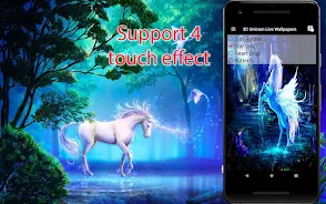 Unicorn Live Wallpapers Zrzut ekranu 3