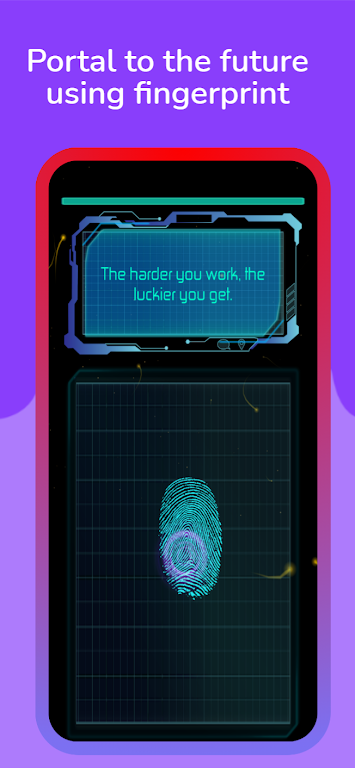 Real Fingerprint Fortune Test Скриншот 1