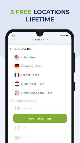 Free VPN Proxy by Planet VPN ภาพหน้าจอ 0