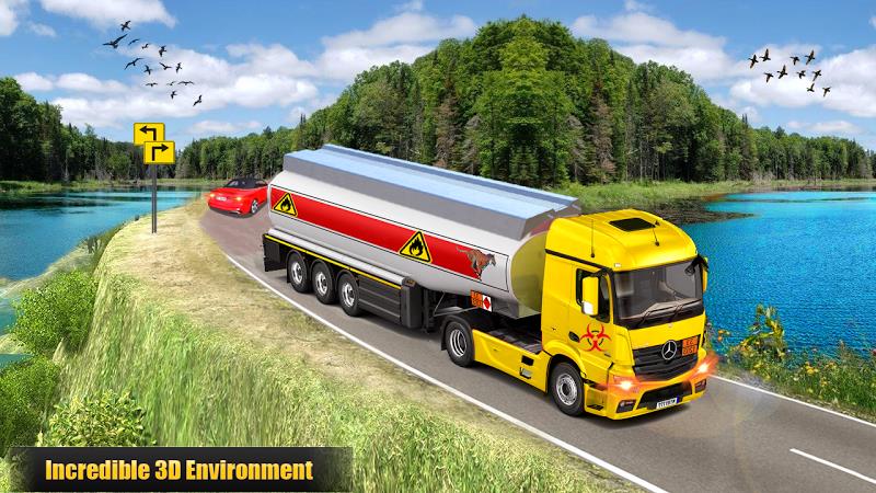 Truck Sim :Modern Tanker Truck Captura de pantalla 0