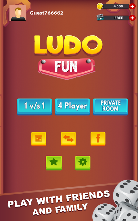 Ludo Fun: Free Family Dice Game Скриншот 1