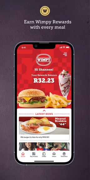 Wimpy Rewards App স্ক্রিনশট 0
