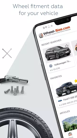Wheel Size - Fitment database スクリーンショット 2