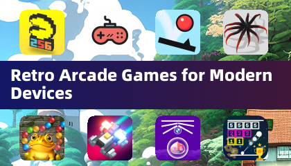 Retro-Arcade-Spiele für moderne Geräte