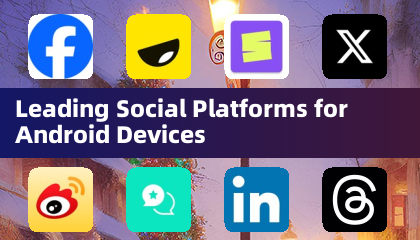 안드로이드 기기를 위한 선도적인 소셜 플랫폼